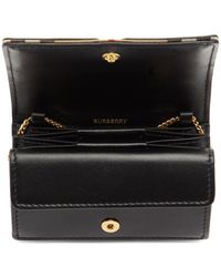 Burberry Beige Monogram Jessie Card Case Bag - Black