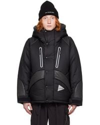 and wander - Black Insulated Jacket - Lyst