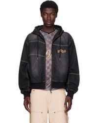 Dime - ブラック フード付き ユーティリティジャケット - Lyst