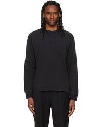 Sacai - Cotton Jersey Long Sleeve T-Shirt - Lyst