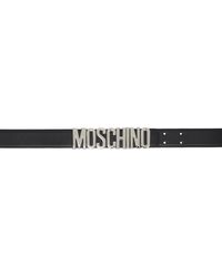 Moschino - Ceinture fantasy noir et blanc en cuir - Lyst