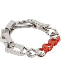 Heron Preston - Silver Dip Dye Multichain Bracelet - Lyst