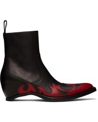Maison Margiela - Heel-Less Western Flame Boots - Lyst