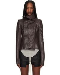 Rick Owens - Temple Naska Leather Jacket - Lyst