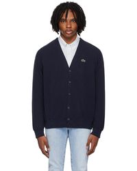 Lacoste - Relaxed-fit Cardigan - Lyst