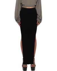 Rick Owens - ブラック Concordians Sacriskirt ミディアムスカート - Lyst