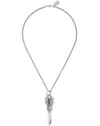Yohji Yamamoto - Skull Dagger Pendant Necklace - Lyst