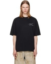 Amiri - Crystal Script Oversized T-Shirt - Lyst