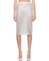 CASABLANCA - Sequin Midi Skirt - Lyst