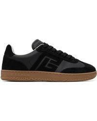 Balmain - Suede & Smooth Leather Swan' Sneakers - Lyst