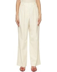 Rohe - Off- Tailo Trousers - Lyst
