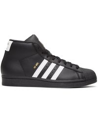 adidas pro model high top white