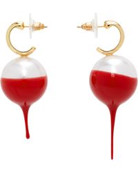 OTTOLINGER - Dipped Pearl Earrings - Lyst