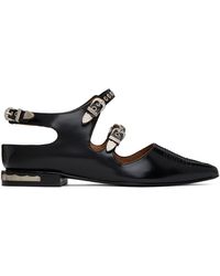 Toga - Chaussures oxford noires exclusives à ssense - Lyst