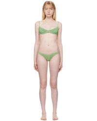 Bondeye - Haut de bikini gracie et culotte de bikini vista verts - Lyst