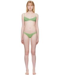 Bondeye - Haut de bikini gracie et culotte de bikini vista verts - Lyst