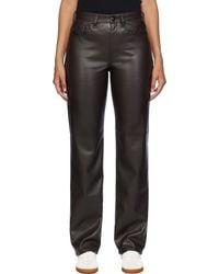 Rag & Bone - Harlow Faux-Leather Pants - Lyst