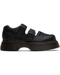 Dr. Martens - Flâneurs De Style Charles Ix Noirs En Cuir Nappa Grainé À Semelle Buzz - Lyst