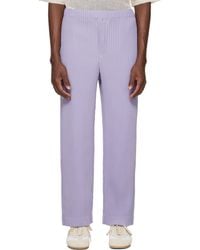 Homme Plissé Issey Miyake - Monthly Colors July Trousers - Lyst