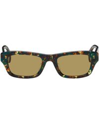 KENZO - Tortoiseshell Rectangular Sunglasses - Lyst