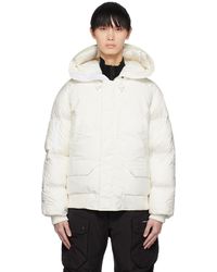 Canada Goose - Off-white 'black Label' Chilliwack Down Jacket - Lyst