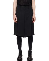 Yohji Yamamoto - Wool Gabardine St Pocket Shorts - Lyst