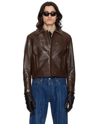 Karmuel Young - 2-Way Pocket Leather Jacket - Lyst