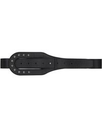 Kiko Kostadinov - Ceinture Orvos Noire - Lyst