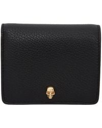 NWT ALEXANDER MCQUEEN camouflage skull wallet cardholder new