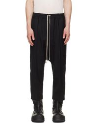 Rick Owens - Tower Drawstring Cropped Trousers - Lyst