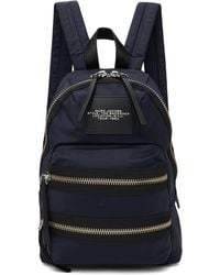 Marc Jacobs - Navy 'the Biker Nylon' Medium Backpack - Lyst