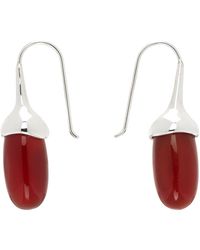 Sophie Buhai - シルバー＆レッド Dripping Stone ピアス - Lyst