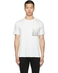 Homme Vêtements T-shirts T-shirts à manches courtes T-shirt à slogan imprimé TAKAHIROMIYASHITA TheSoloist pour homme en coloris Blanc 