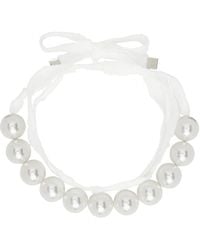 we11done - Pearl Necklace - Lyst