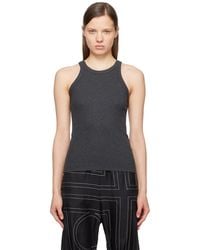 TOTEME - Curved Rib Tank Top - Lyst