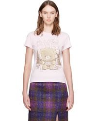 Ganni - Forest Teddy Baby Fit T-Shirt - Lyst