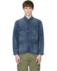RRL - Torrington Engineer Denim Jacket - Lyst