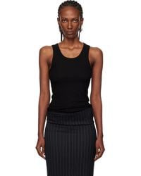 Mugler - Ribbed Tank Top - Lyst