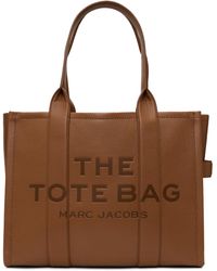 Marc Jacobs - ブラウン The Leather Large トートバッグ - Lyst
