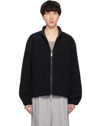 Nike - Blouson Noir En Molleton À Logo - Lyst