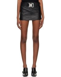 1017 ALYX 9SM - Black Belted Leather Miniskirt - Lyst