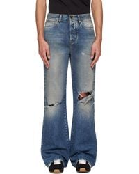 Amiri - Slashed Bootcut Jeans - Lyst
