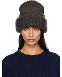 Lisa Yang - Khaki Beatris Beanie - Lyst