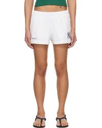 Sporty & Rich - Heritage Yankees Serif Disco Shorts - Lyst