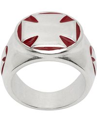 Vetements - Biker Cross Signet Ring - Lyst