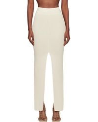 Rick Owens - Off- Concordians Sliced Midi Skirt - Lyst