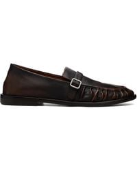 Marsèll - Stesa Soft Pebbled Leather Loafers - Lyst