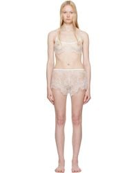 Skims - Ultra Fine Lace Bralette & Short Set - Lyst