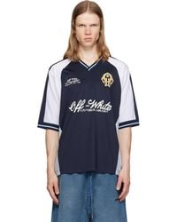 Off-White c/o Virgil Abloh - Royal Team Soccer T-Shirt - Lyst