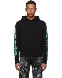 ssense exclusive black 3d diag hoodie